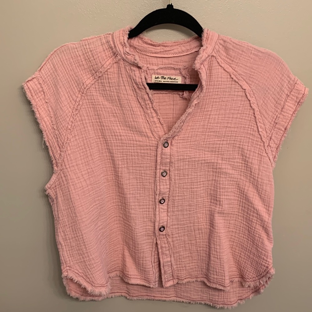 We the Free x-small pink short sleeved shirt.